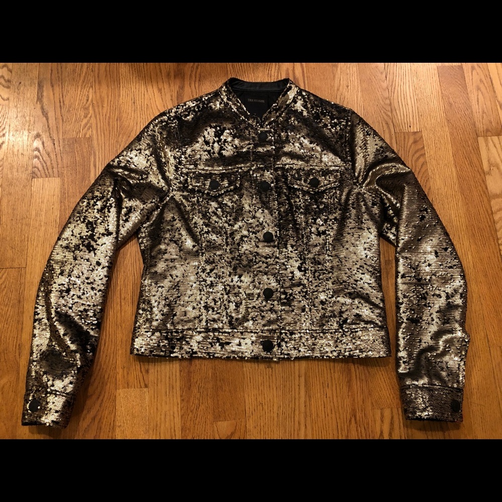 True religion Gold jacket